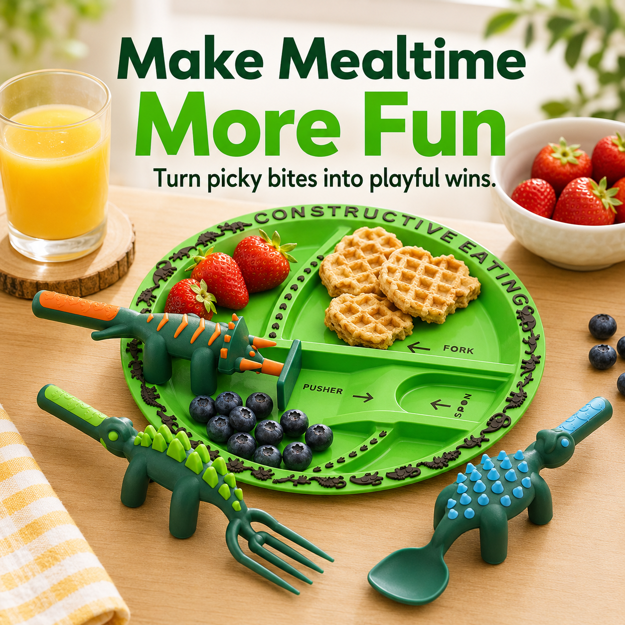 Claritypress™ Picky-Eater Dino Set